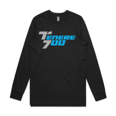 MVDBR Blue T7 Long Sleeve Tee (With Sleeve Print) Thumbnail